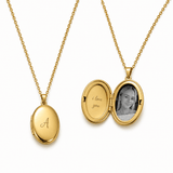 J'ador Paris Necklaces Gold / 1 Photo + Engraving Keepsake Locket Necklace