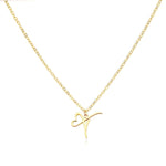 J'ador Paris Necklaces K / Gold Merged Initial Heart Necklace