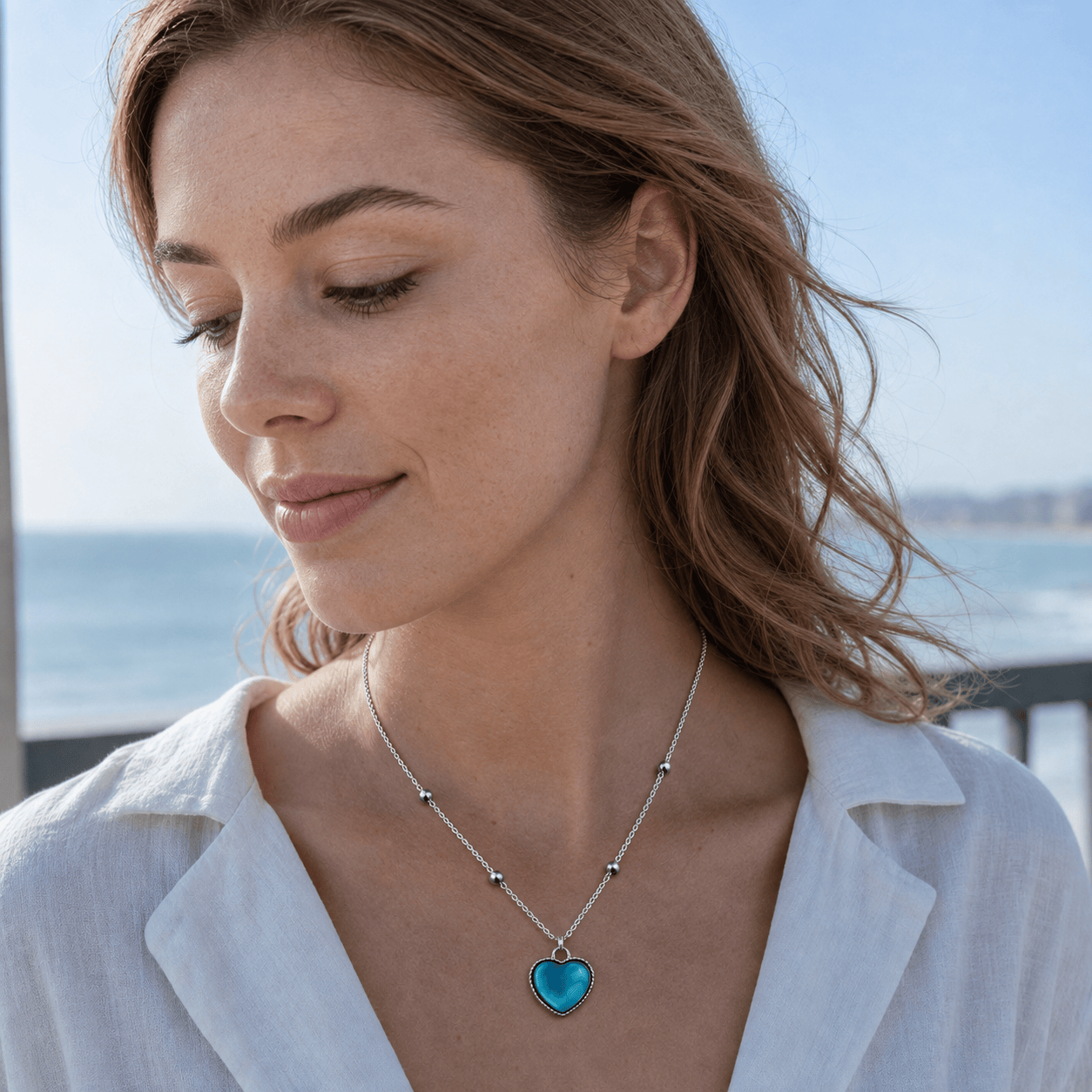 J'ador Paris Necklaces Mood Heart Necklace