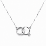J'ador Paris Necklaces Silver Promise Necklace