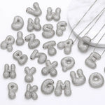 J'ador Paris Necklaces Sparkly Bubble Initial Necklace