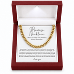 J'ador Paris Necklaces Gold To My Man Promise Necklace