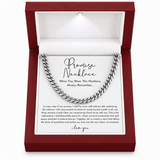 J'ador Paris Necklaces Silver To My Man Promise Necklace