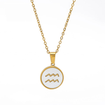 J'ador Paris Opal Zodiac Sign Necklace