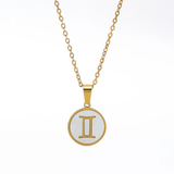J'ador Paris Opal Zodiac Sign Necklace