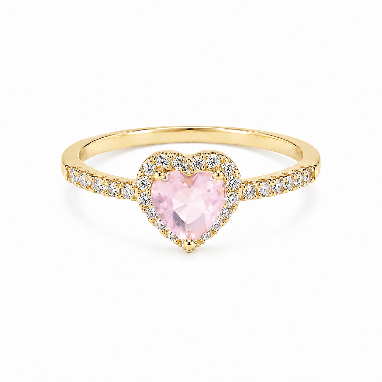 J'ador Paris Rings Gold / 6 / Pink Amour Promise Ring