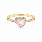 J'ador Paris Rings Gold / 6 / Pink Amour Promise Ring