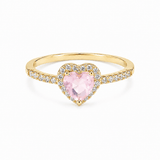 J'ador Paris Rings Gold / 6 / Pink Amour Promise Ring