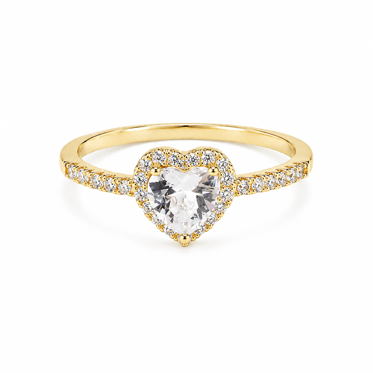 J'ador Paris Rings Gold / 6 / White Amour Promise Ring