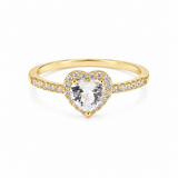 J'ador Paris Rings Gold / 6 / White Amour Promise Ring