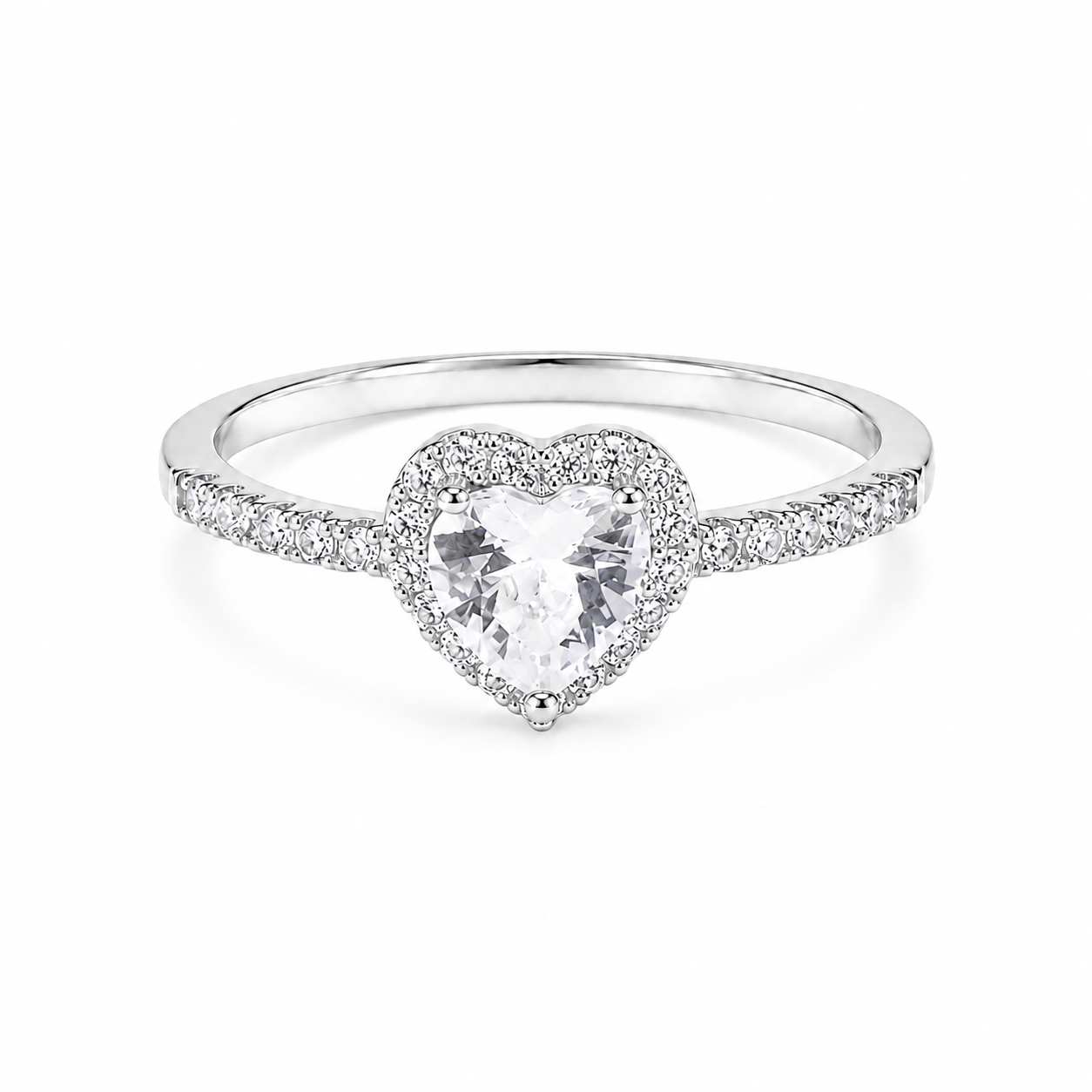 J'ador Paris Rings Silver / 6 / White Amour Promise Ring