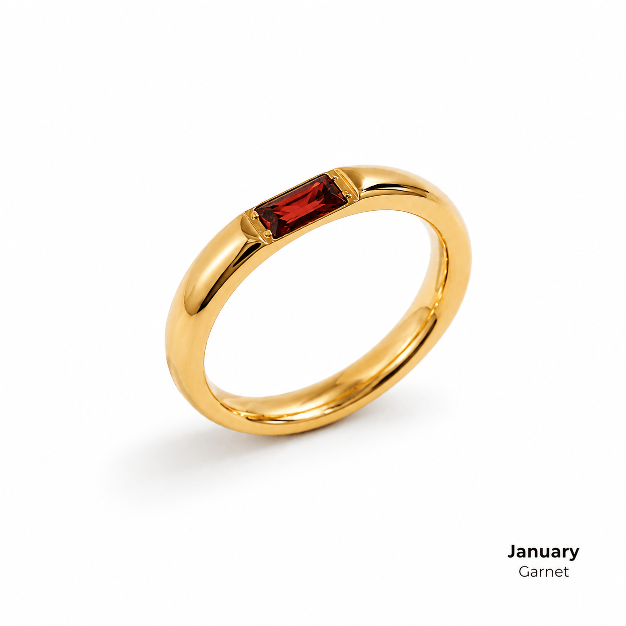 J'ador Paris Rings Garnet / 6 Birthstone Ring