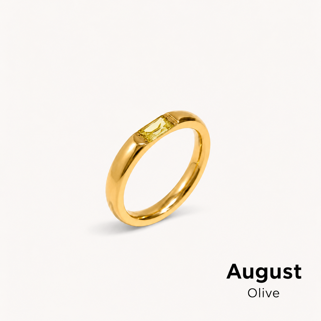 J'ador Paris Rings Olive / 6 Birthstone Ring