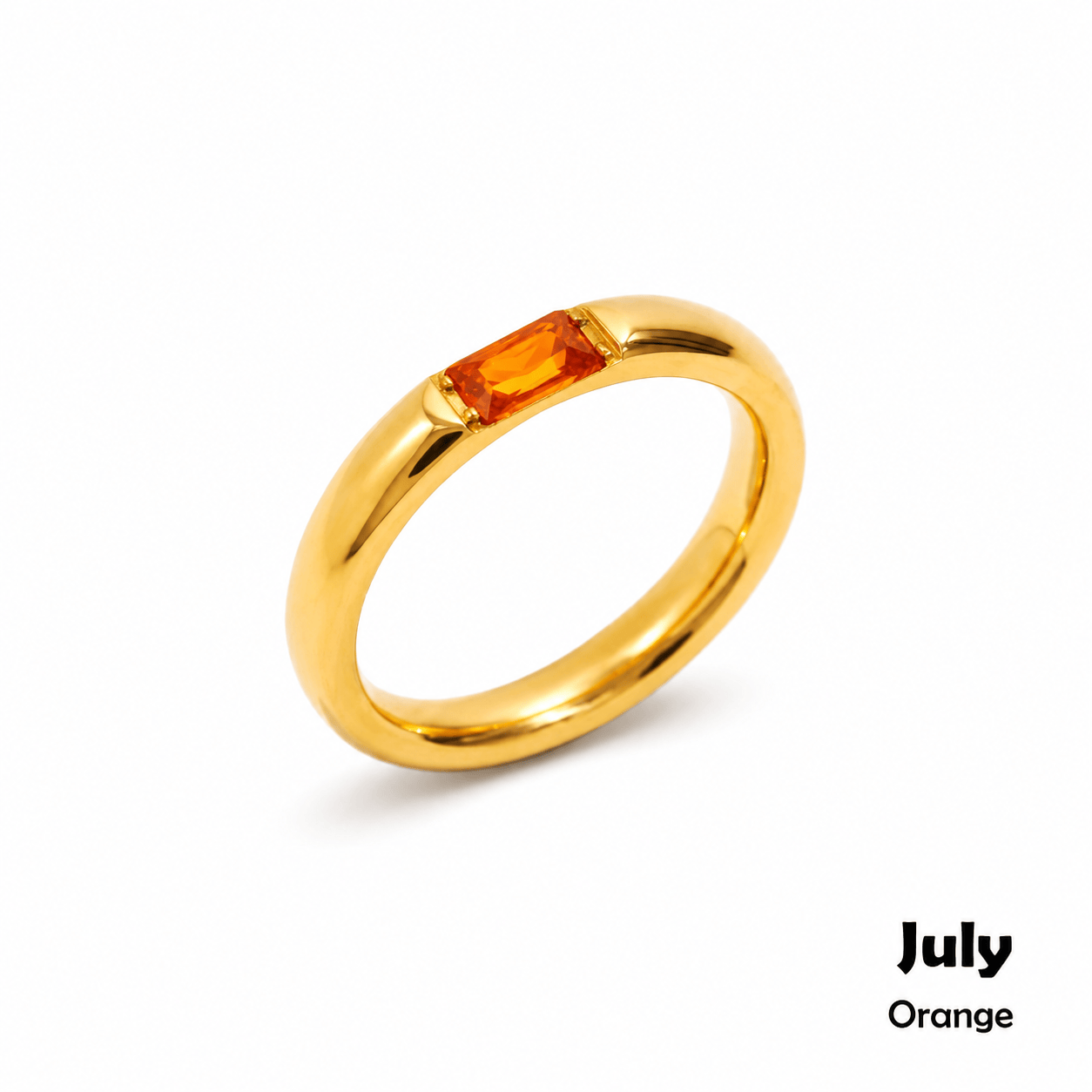 J'ador Paris Rings Orange / 6 Birthstone Ring
