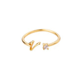 J'ador Paris Rings Diamond initial ring