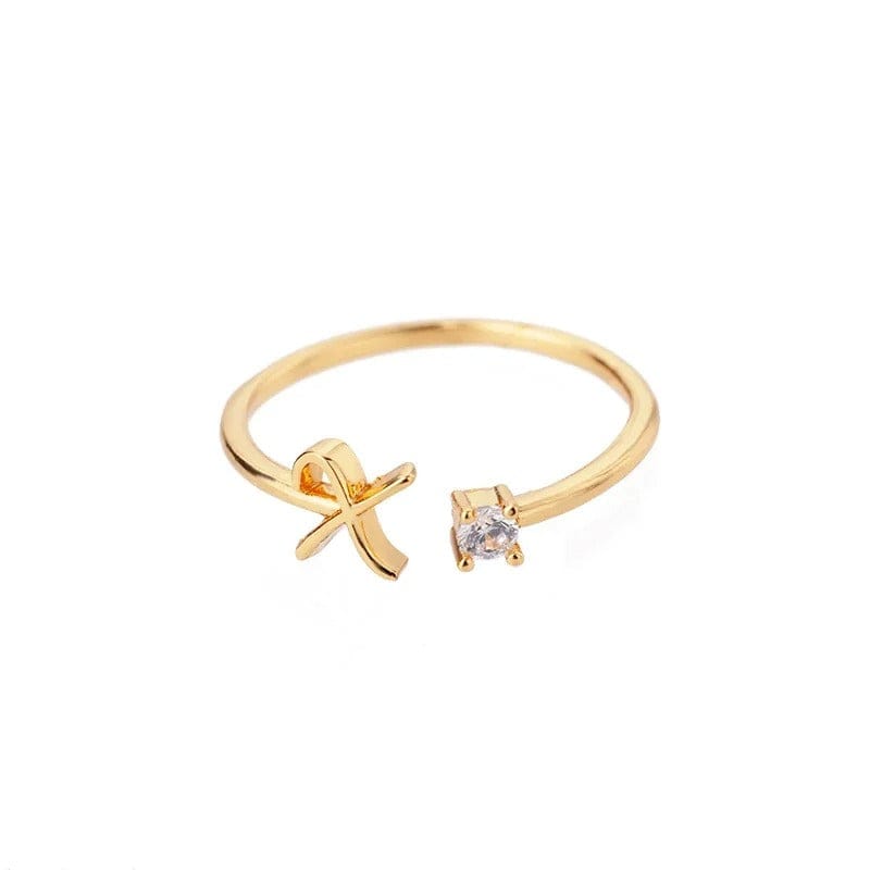 J'ador Paris Rings Diamond initial ring