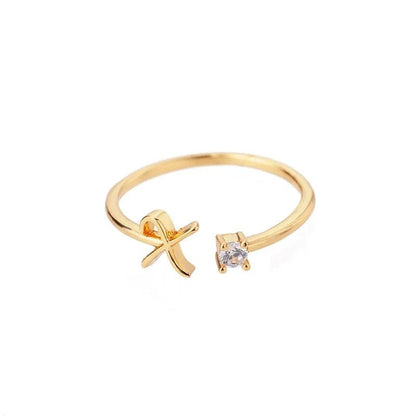 J'ador Paris Rings Diamond initial ring