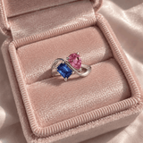 J'ador Paris Rings Duo Birthstone Ring