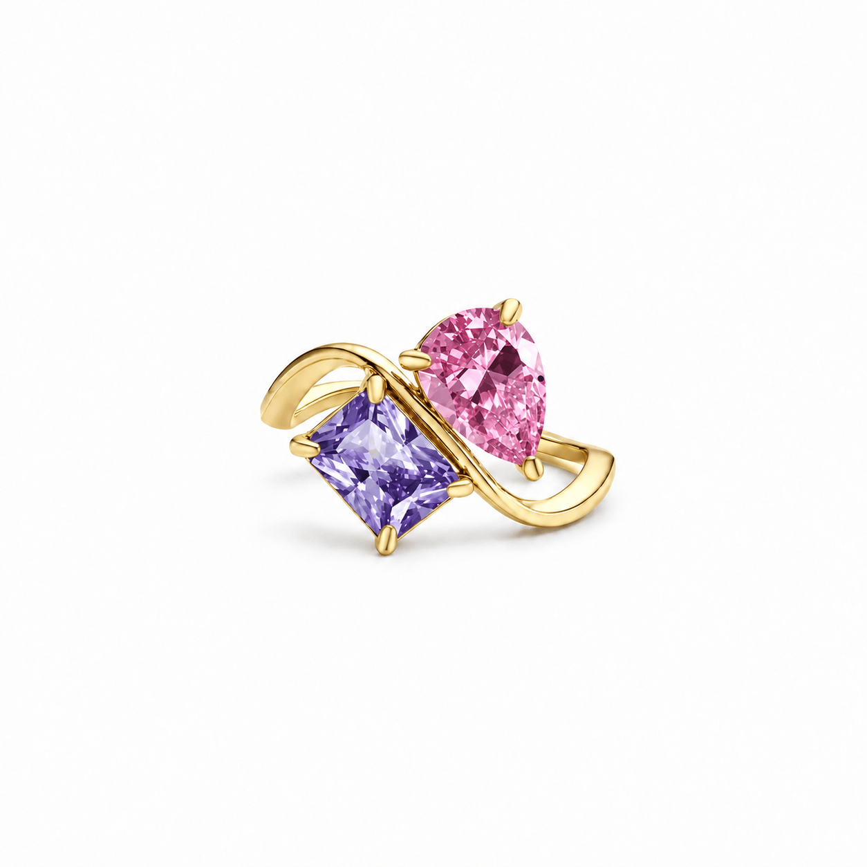 J'ador Paris Rings Gold / 6 Duo Birthstone Ring