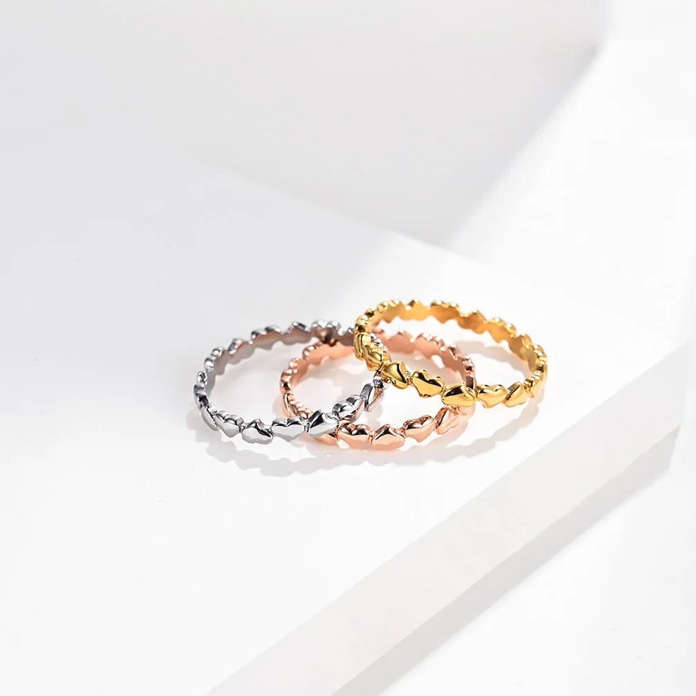 J'ador Paris Rings Heart Love Ring