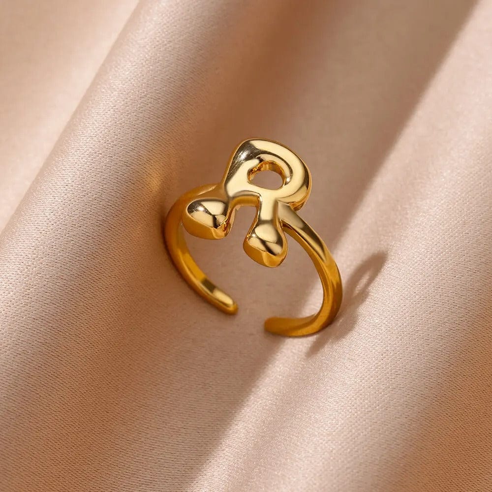 J'ador Paris Rings Initial Chunky Ring