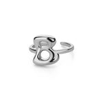 J'ador Paris Rings Initial Chunky Ring