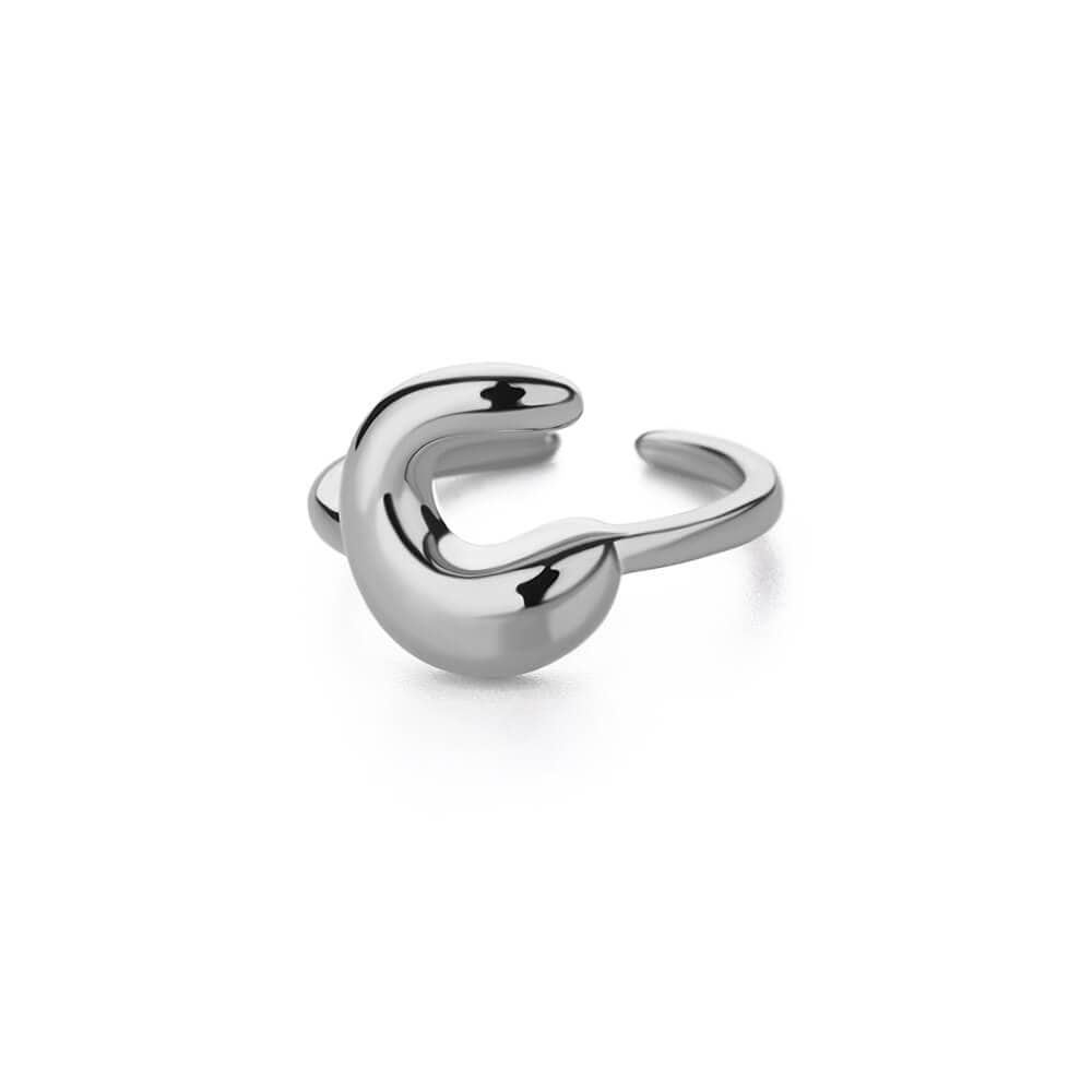 J'ador Paris Rings Initial Chunky Ring