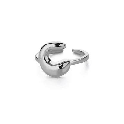 J'ador Paris Rings Initial Chunky Ring