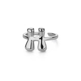 J'ador Paris Rings Initial Chunky Ring
