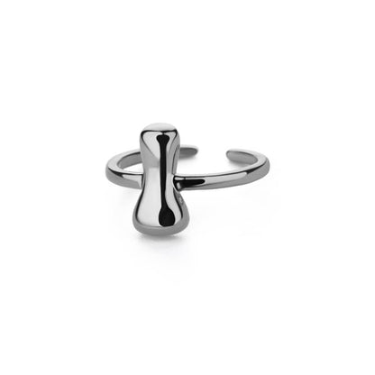 J'ador Paris Rings Initial Chunky Ring