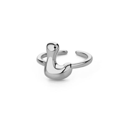 J'ador Paris Rings Initial Chunky Ring