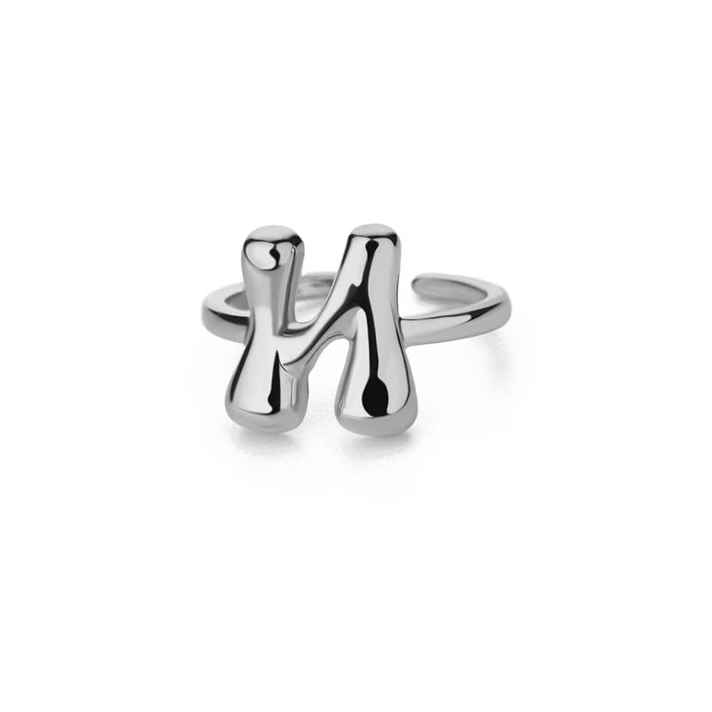 J'ador Paris Rings Initial Chunky Ring