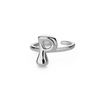 J'ador Paris Rings Initial Chunky Ring