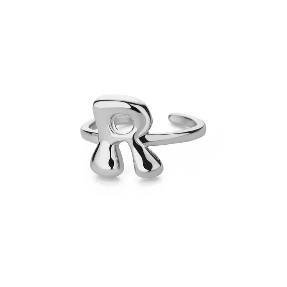 J'ador Paris Rings Initial Chunky Ring