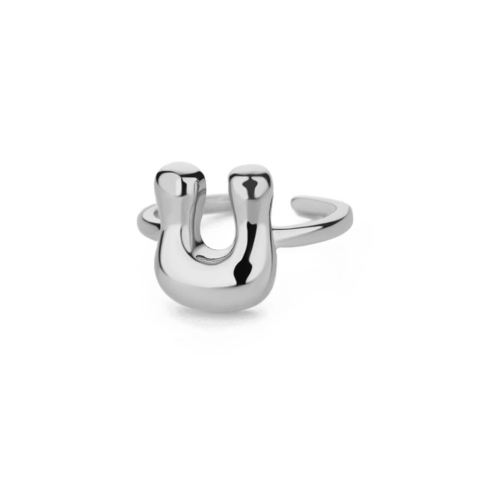 J'ador Paris Rings Initial Chunky Ring