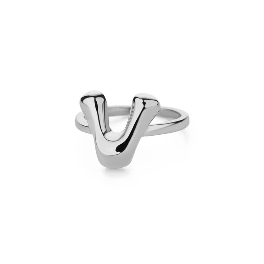 J'ador Paris Rings Initial Chunky Ring