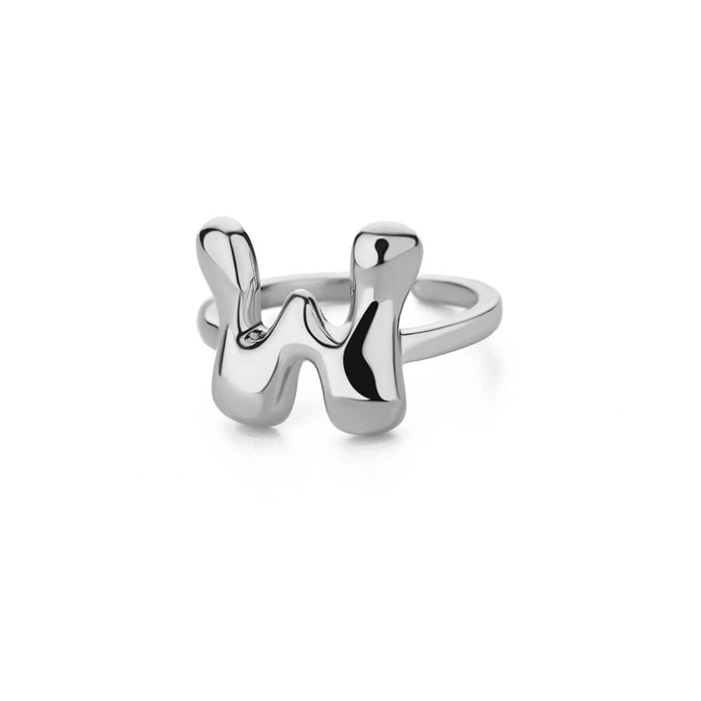 J'ador Paris Rings Initial Chunky Ring