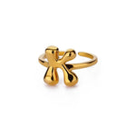 J'ador Paris Rings Gold / K Initial Chunky Ring