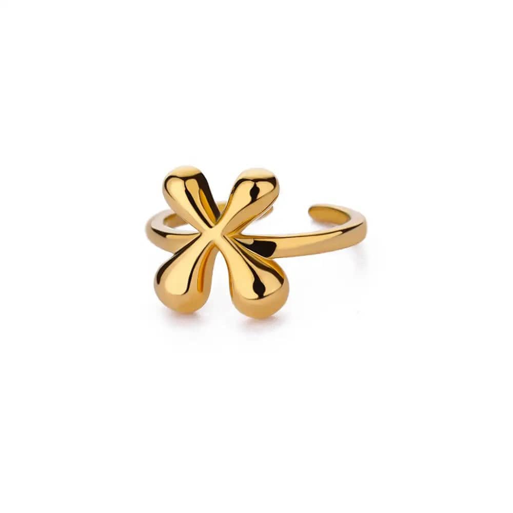 J'ador Paris Rings Gold / X Initial Chunky Ring