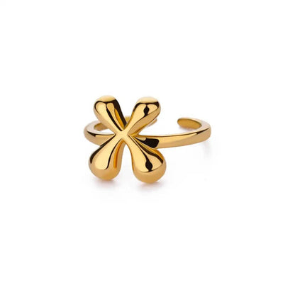 J'ador Paris Rings Gold / X Initial Chunky Ring