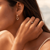 J'ador Paris Rings Initial Diamond Ring