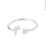 J'ador Paris Rings Initial Diamond Ring