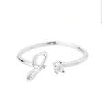J'ador Paris Rings Initial Diamond Ring
