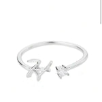 J'ador Paris Rings Initial Diamond Ring
