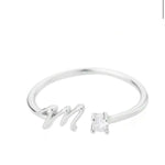 J'ador Paris Rings Initial Diamond Ring