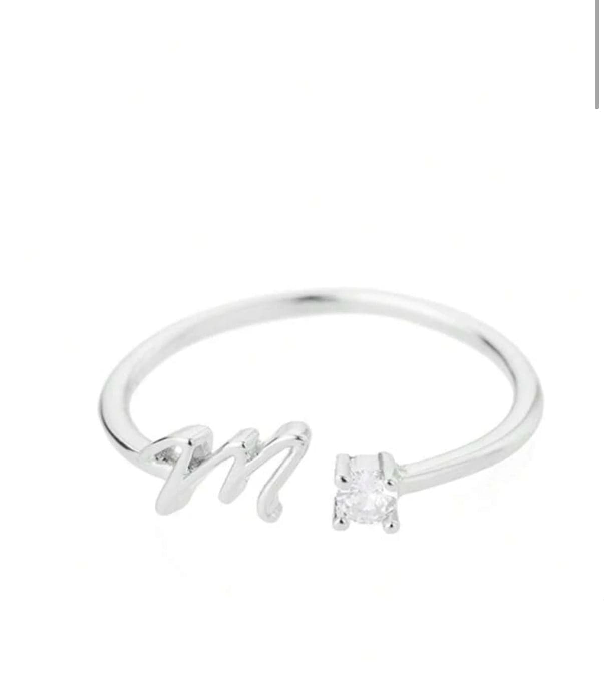 J'ador Paris Rings Initial Diamond Ring