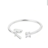 J'ador Paris Rings Initial Diamond Ring