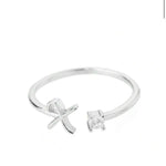 J'ador Paris Rings Initial Diamond Ring
