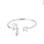 J'ador Paris Rings Initial Diamond Ring