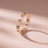 J'ador Paris Rings Roman Numeral Ring